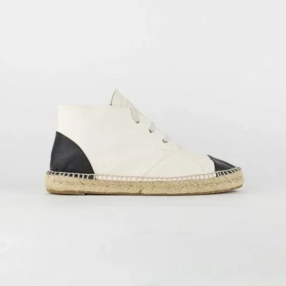 Chanel Calfskin Desert Boot Espadrilles - Picture 1 of 10